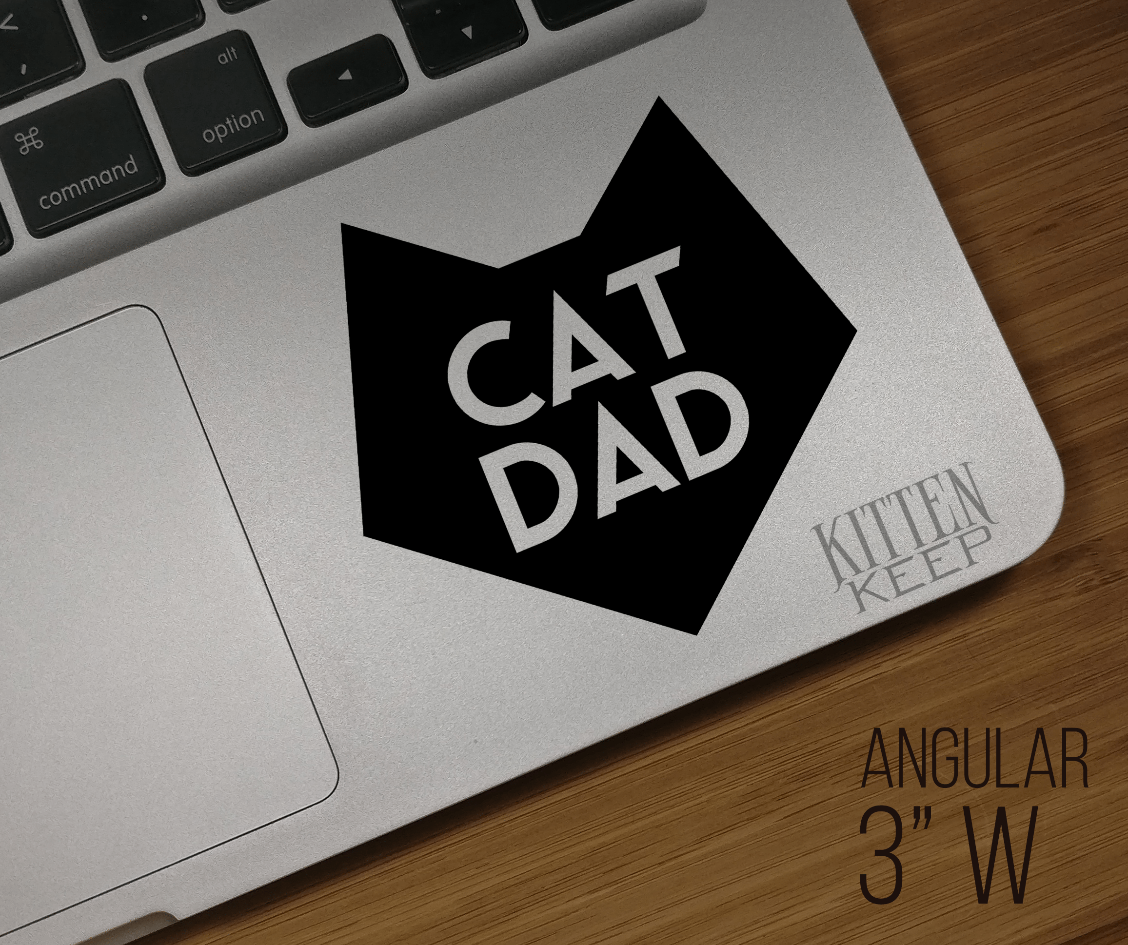Cat Dad Vinyl Decal