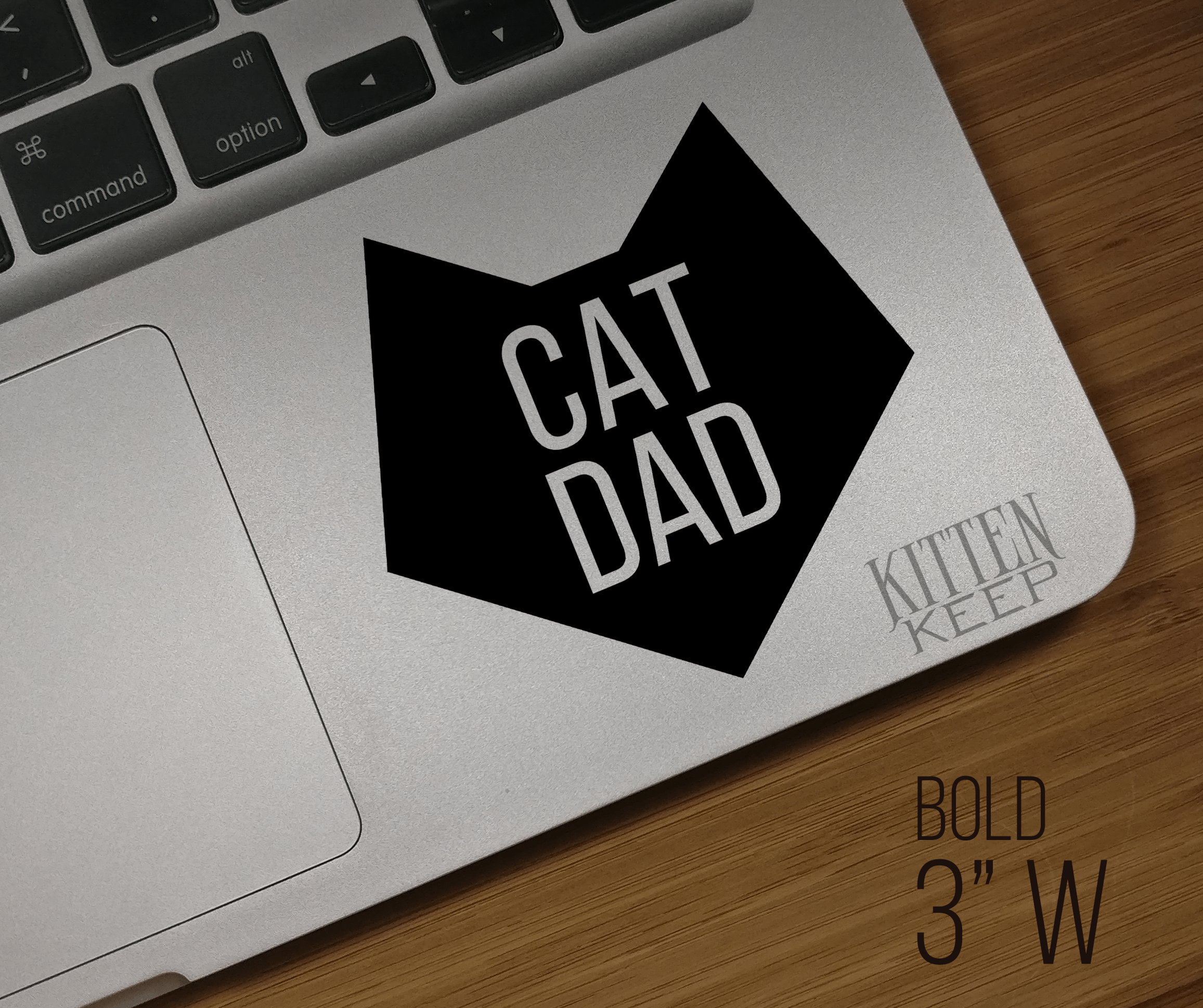 Cat Dad Vinyl Decal