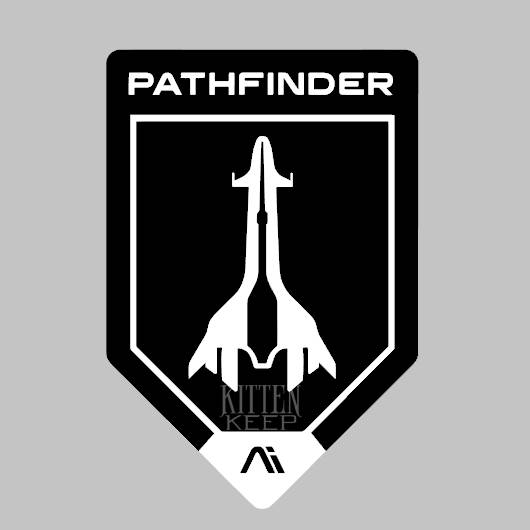 Andromeda Initiative Pathfinder Badge Vinyl Decal | Mass Effect